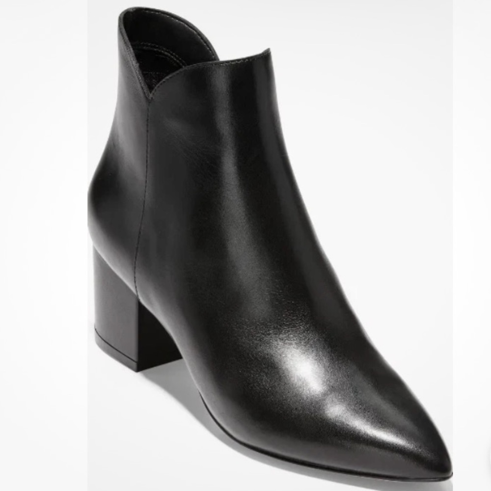 Cole Haan Women's Elyse Black Ankle Boot booties